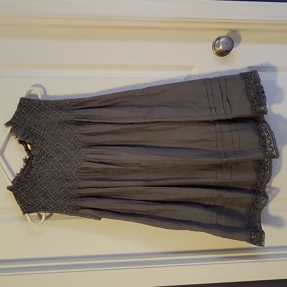 Free People Shea Mini Dress in Dried Basil S NWT - Picture 6 of 8